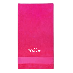 Handdoek met naam