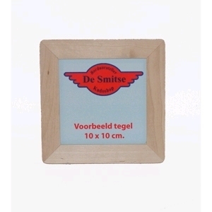Houten lijstje voor tegel 10 x 10 cm