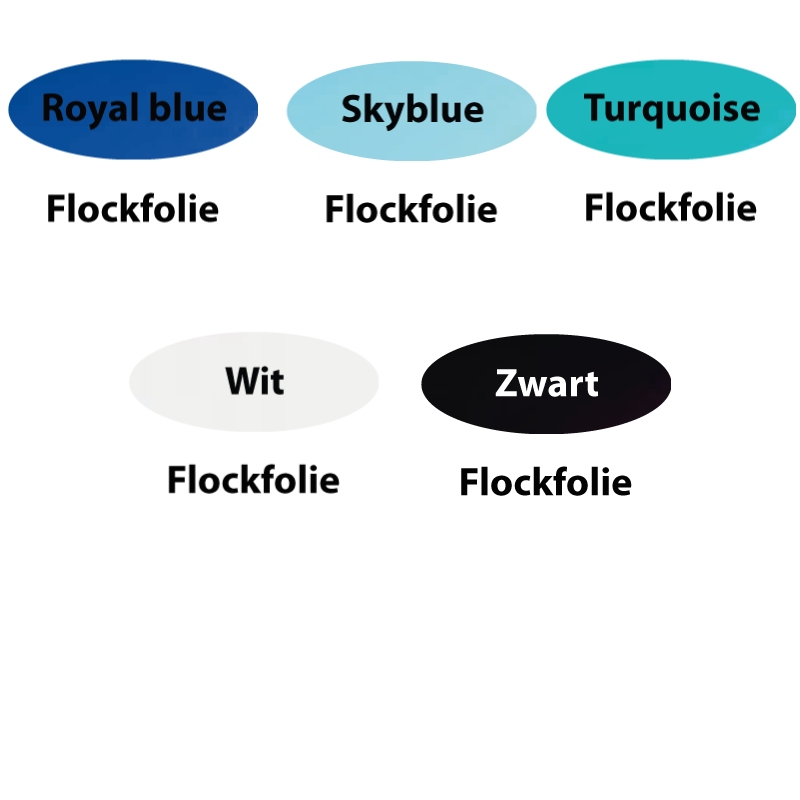 Autogordelhoes STERRENBEELD bedrukt met flockfolie