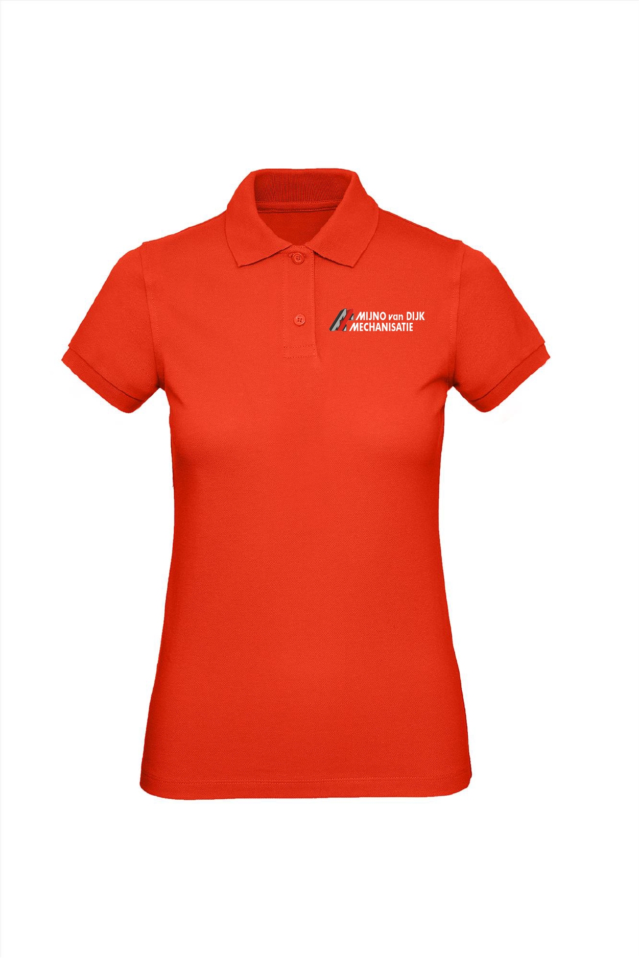 B&C inspire Poloshirt women bedrukt met div logo's