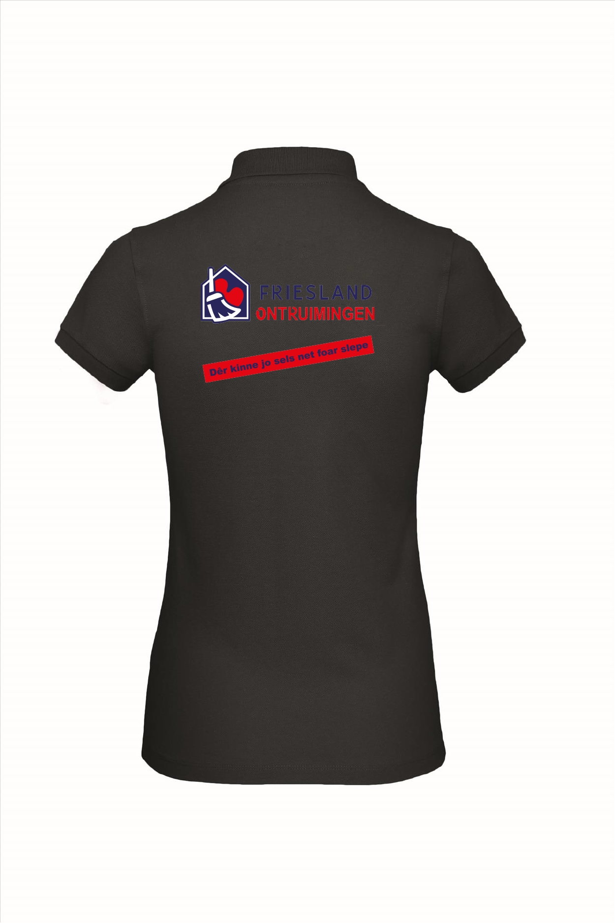 B&C inspire Poloshirt women bedrukt met div logo's