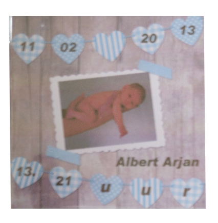 Baby geboren? Geboorte tegel van geboorte kaartje