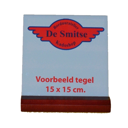 Houten standaard  tegel 15 x 15