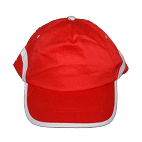 Kinder cap rood / bedrukking max. 100x60 mm