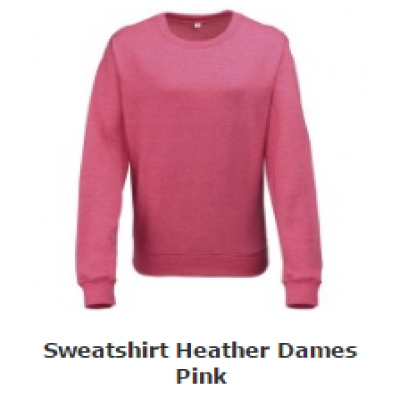 Sweater heather dames verkrijgbaar in 7 kleuren