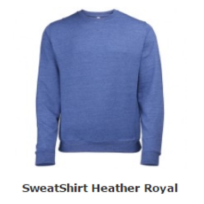 Sweater heather heren verkrijgbaar in 7 kleuren