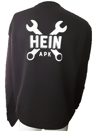 Sweater bedrukt met bedrijfslogo