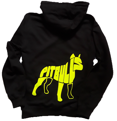 Hoodie bedrukt met flock folie