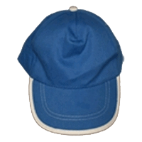Kinder cap kobalt blauw / bedrukking max. 100x60 mm